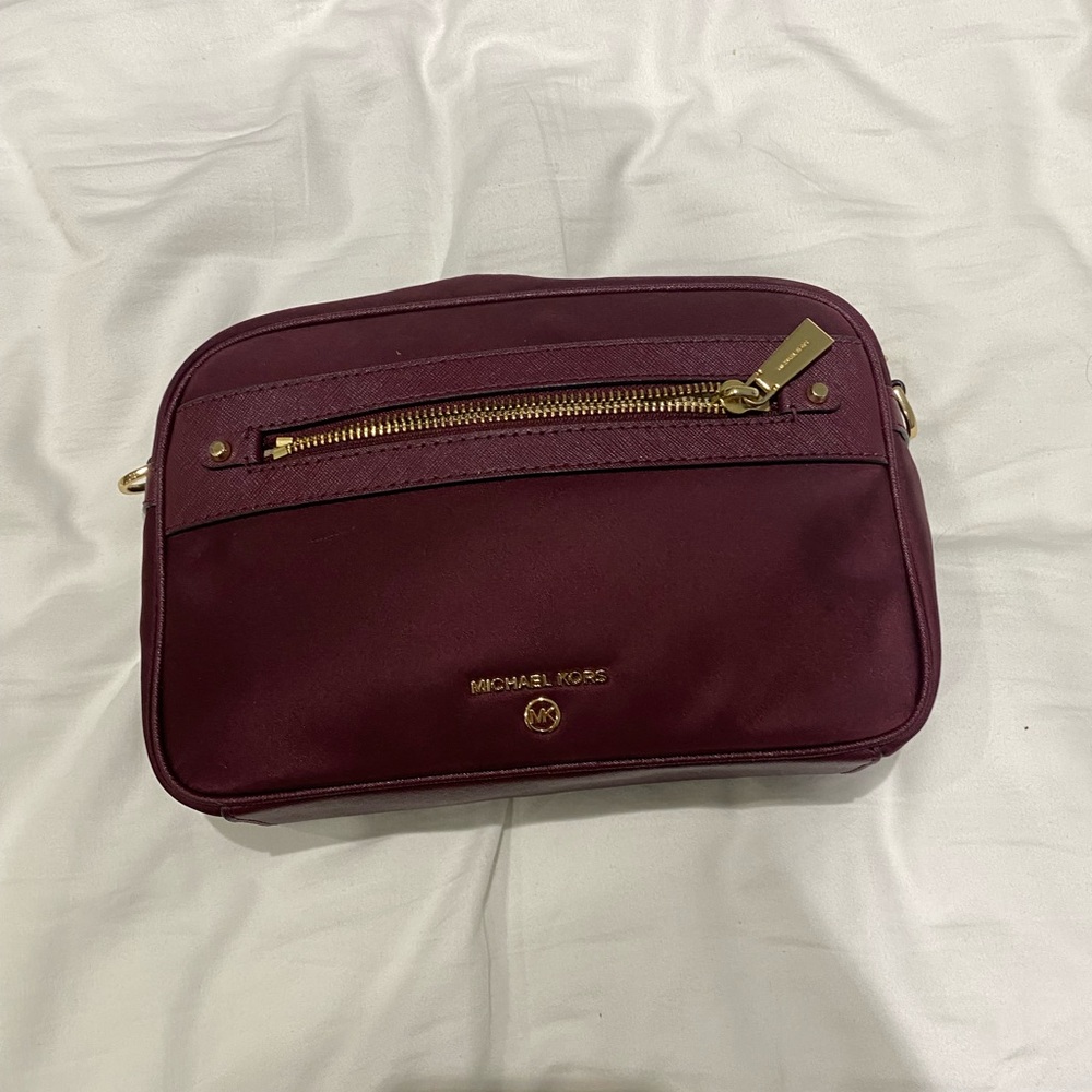 Michael Kors Burgundy Crossbody Bag